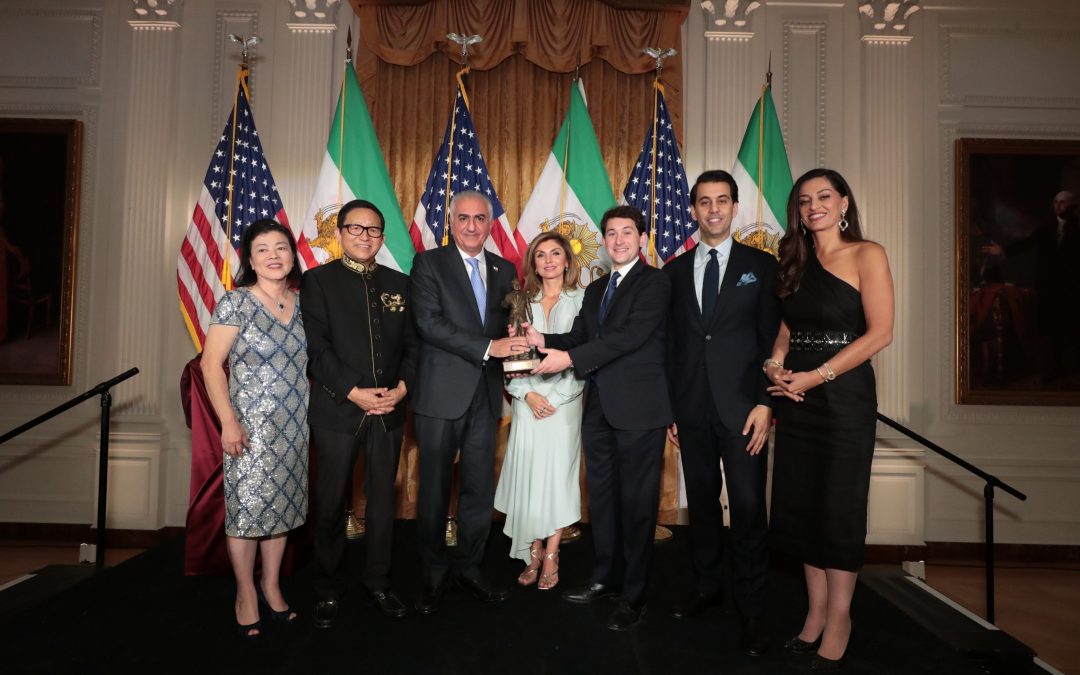 Iran’s Crown Prince honored at Nixon Library